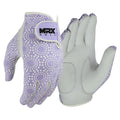 New Women Golf Gloves Cabretta Leather Purple