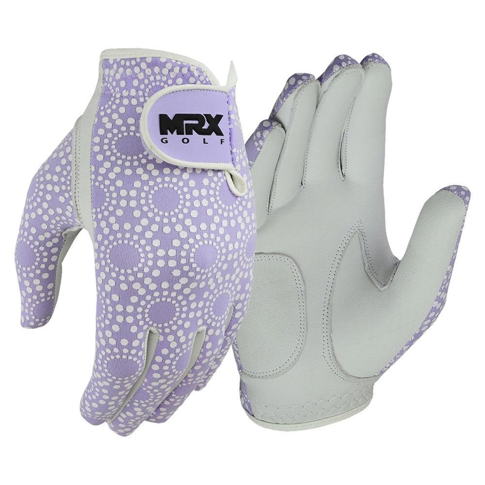 New Women Golf Gloves Cabretta Leather Purple