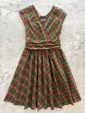 Green Plaid Greta Dress
