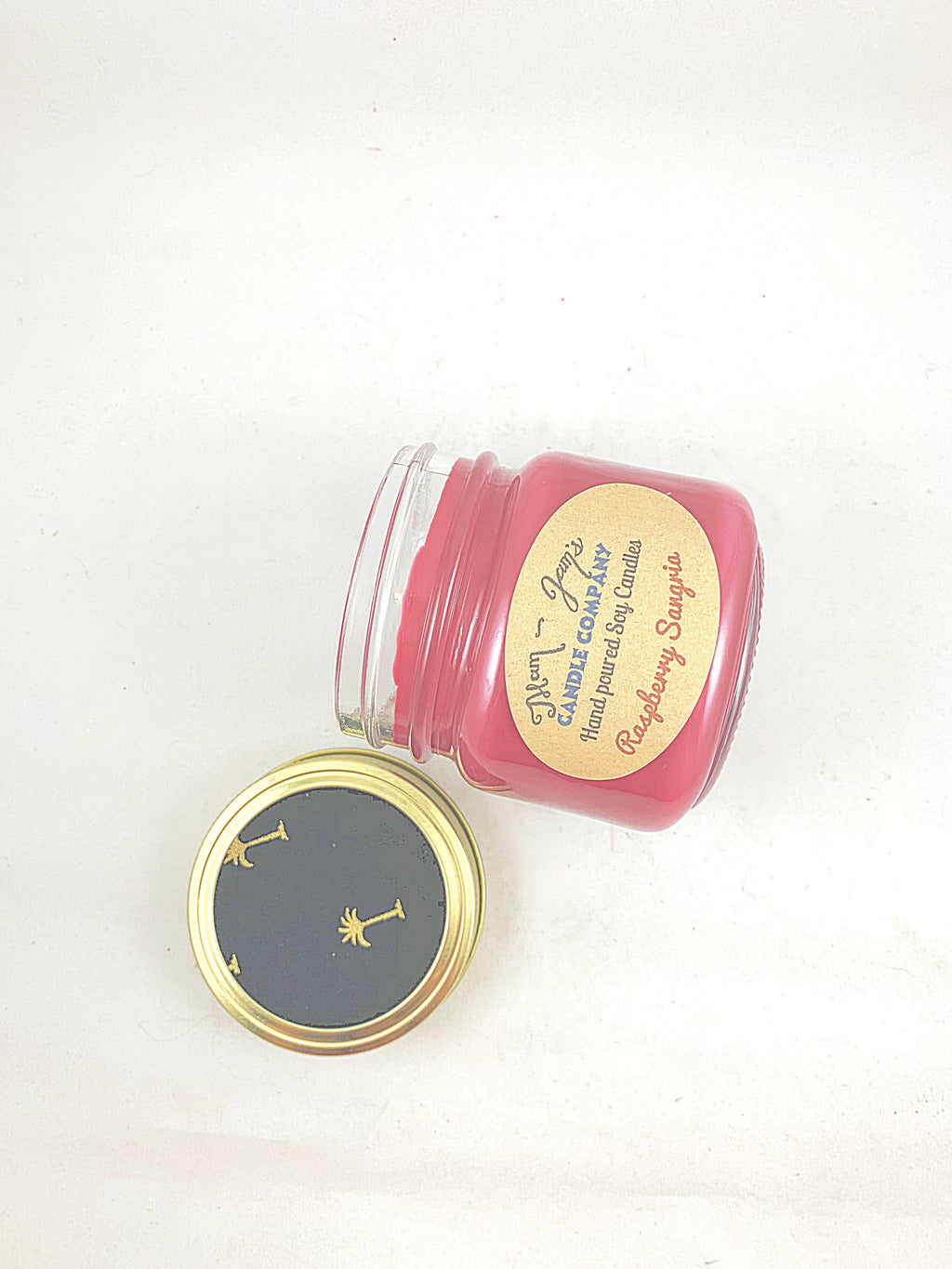 Raspberry Sangria Soy Candle – Fruity & Refreshing Scent | Mam Jam’s