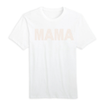 Neutral Gingham Mama Organic Cotton Tee