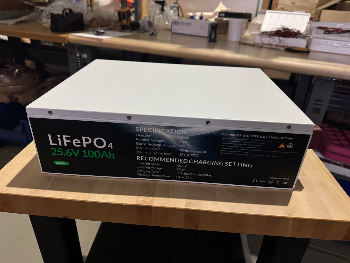 Stackable LFP Battery (14"x13"x5", 50 Lbs)
