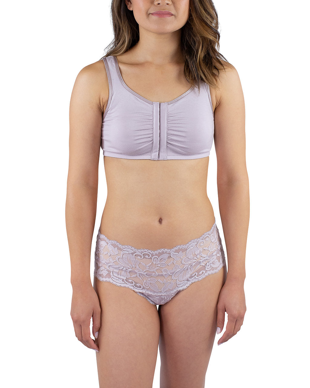 Maia Front Close Bra, Mauve