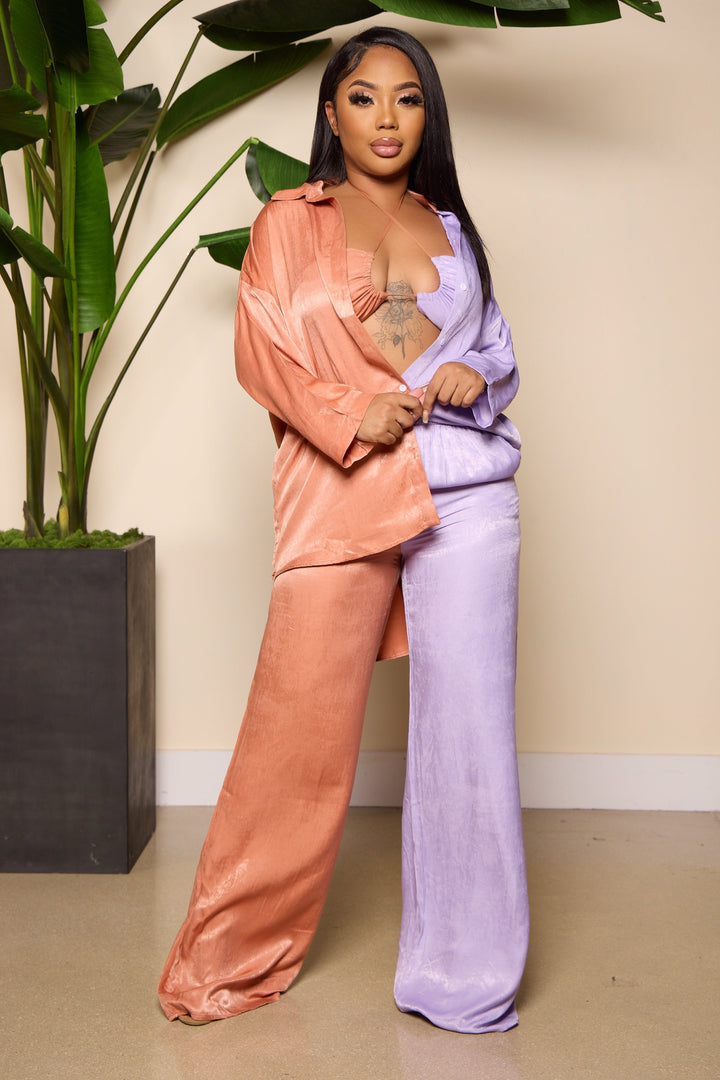 The “Crazy Cool” Purple and Orange Set